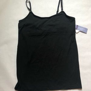 Motherhood Maternity Women’s Clip Down Nursing Tank Top Cami Black Medium